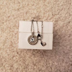 Swarovski lavender collection pendant necklace